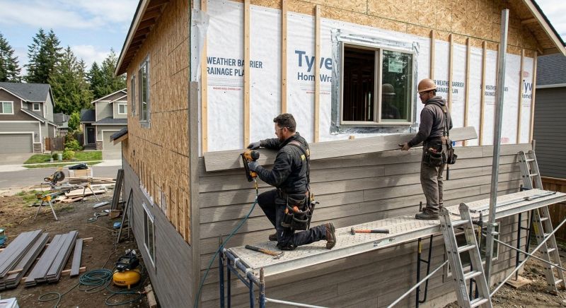 Faux Wood Siding Installation in Stamford, CT